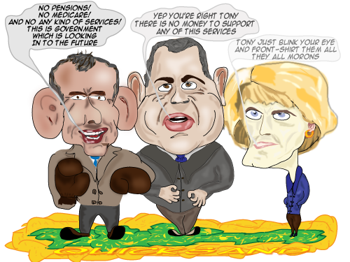 Three politicians